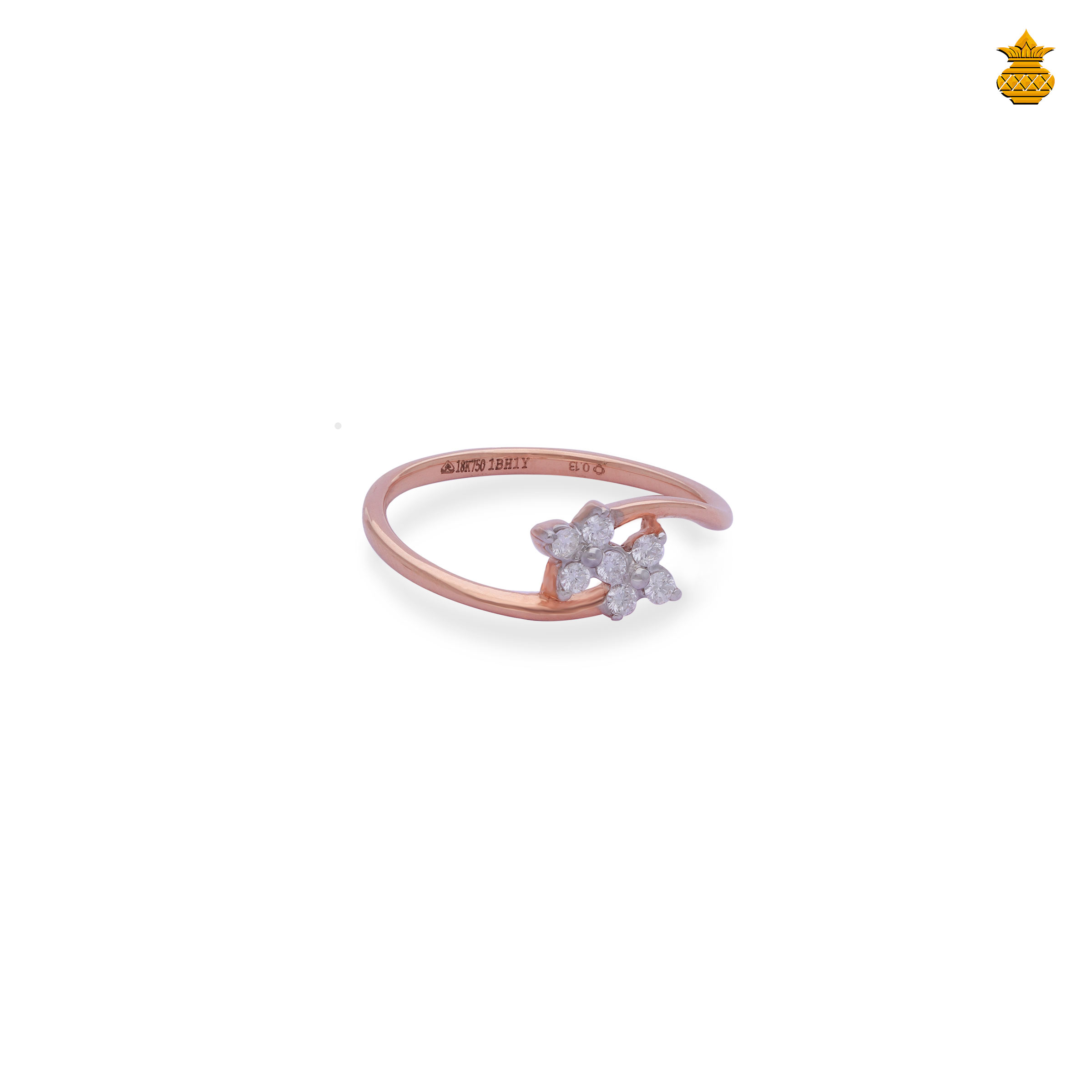 18KT Diamond Fancy Rose Gold Ring