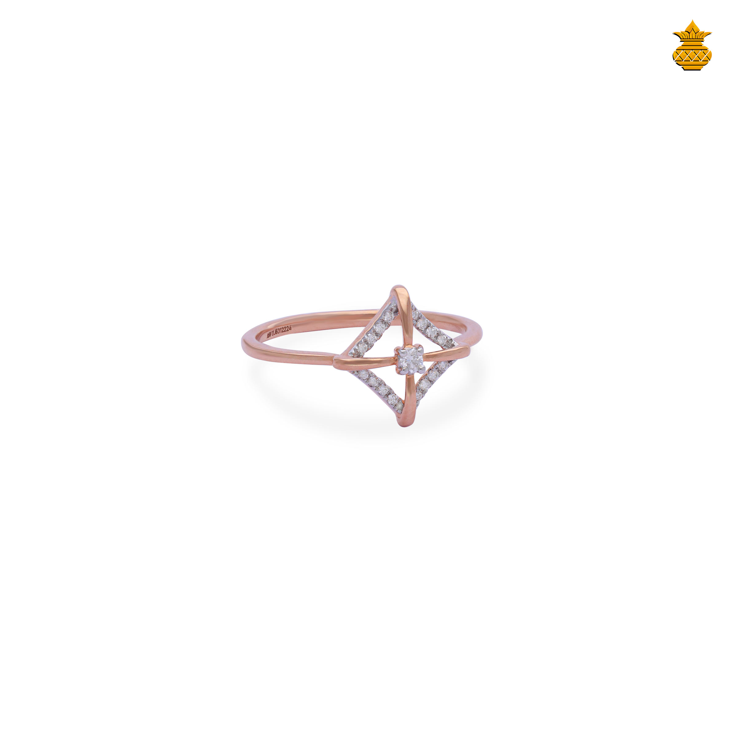 Exclusive 18KT Rose Gold Diamond Ring