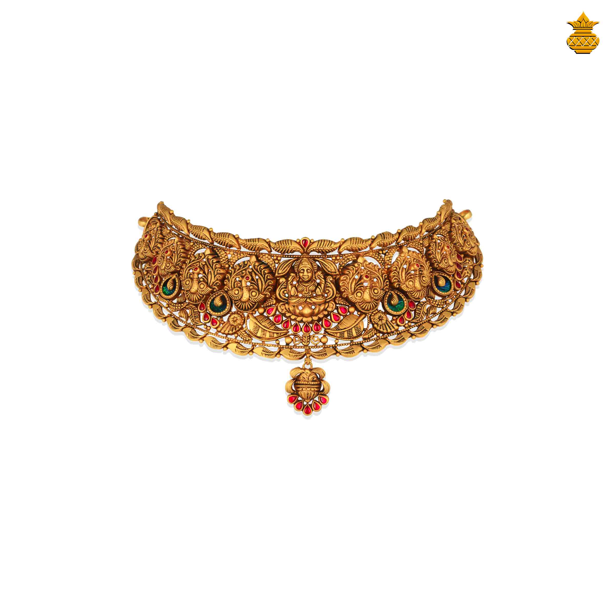 Exclusive  Lakshmi & Peacock Design Chocker