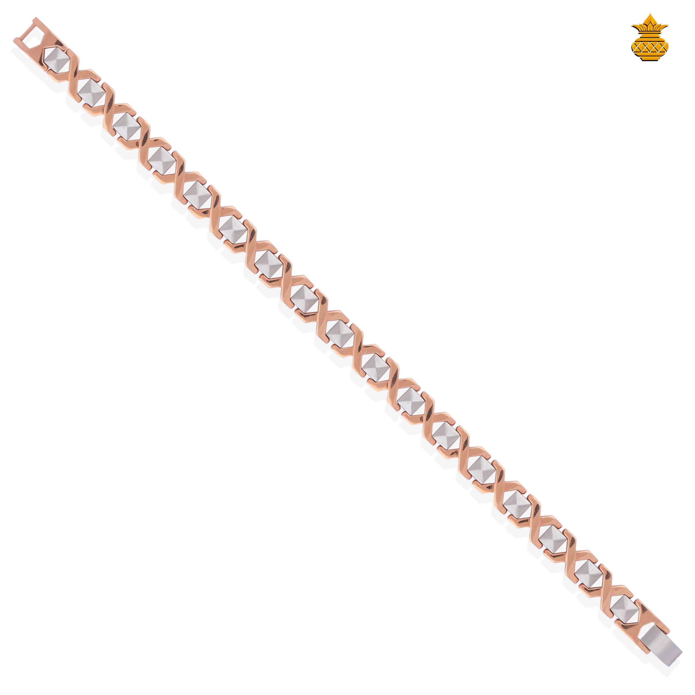 Exclusive 18KT Rose Gold Bracelet for Mens