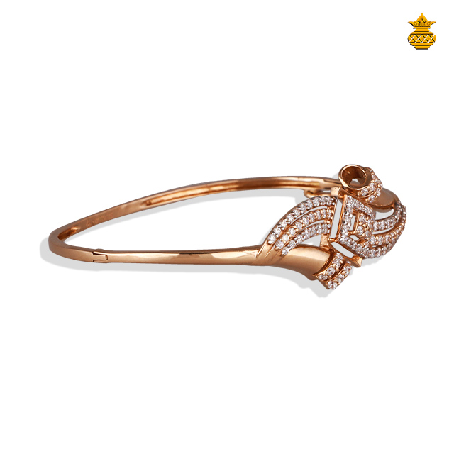 18k Rose Gold Exclusive Ladies Kada