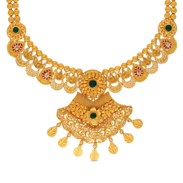 Chakri Necklace With Fancy Stone