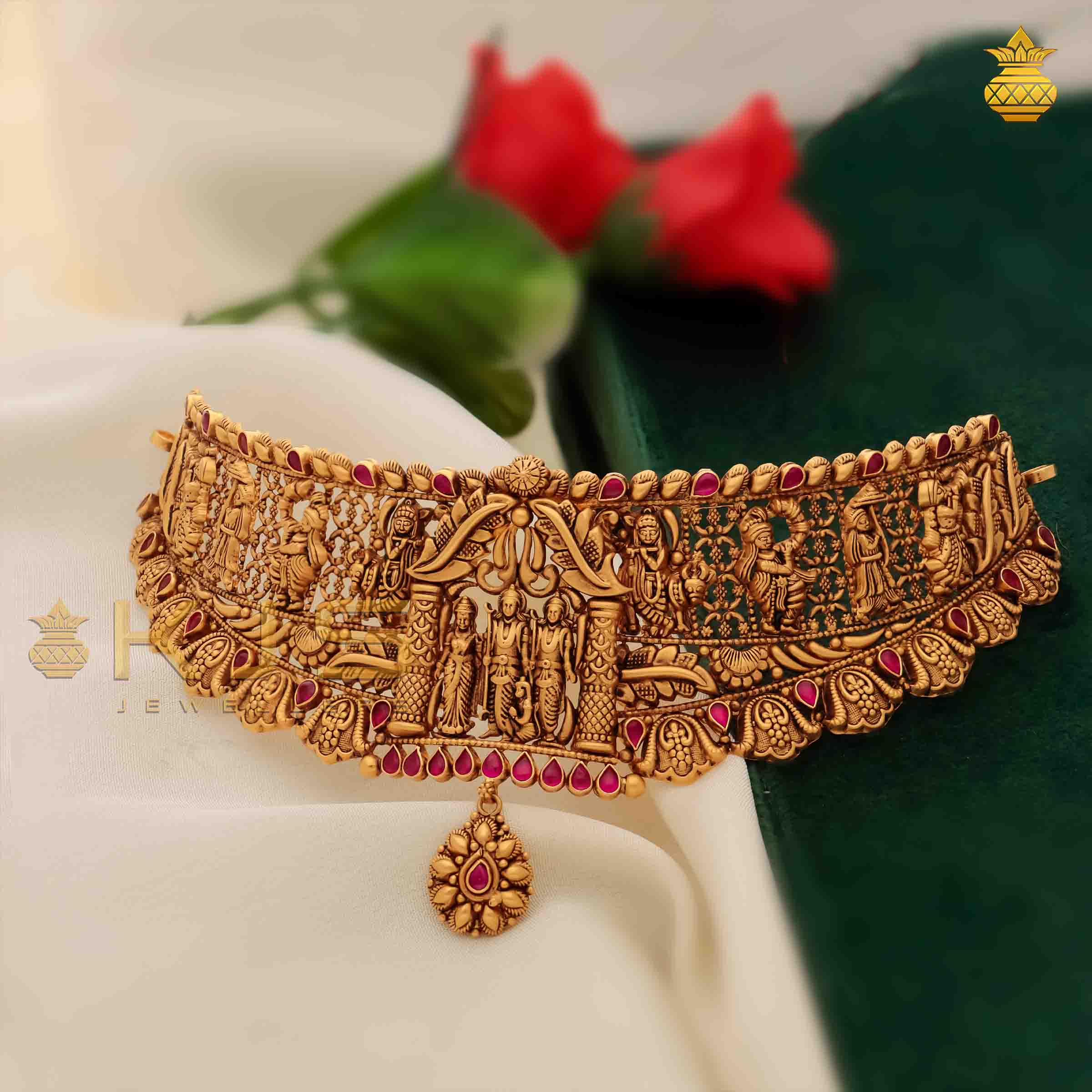 Exclusive Ram-Sita-Lakshmana Design Chocker