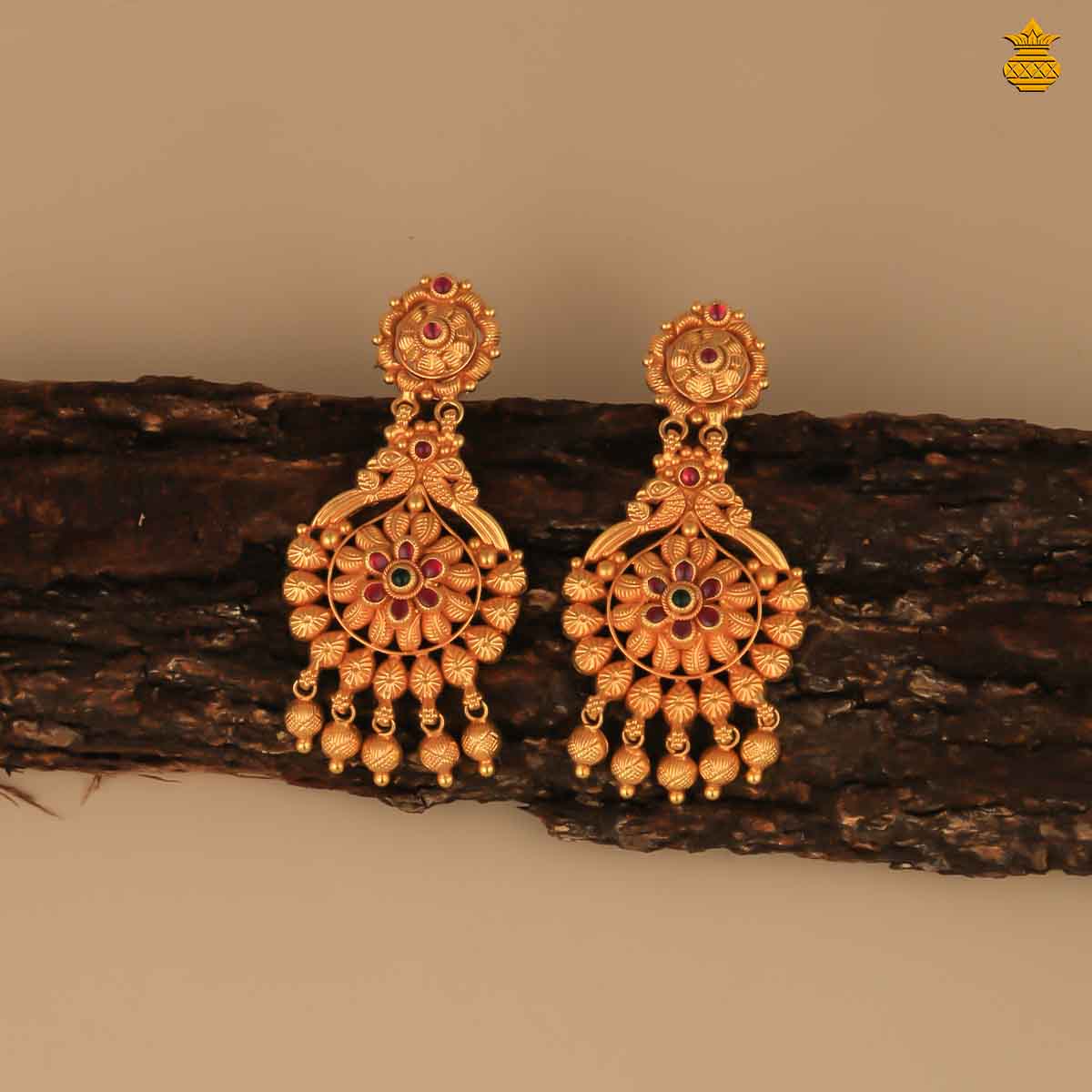 Elegant Antique Stud Drops