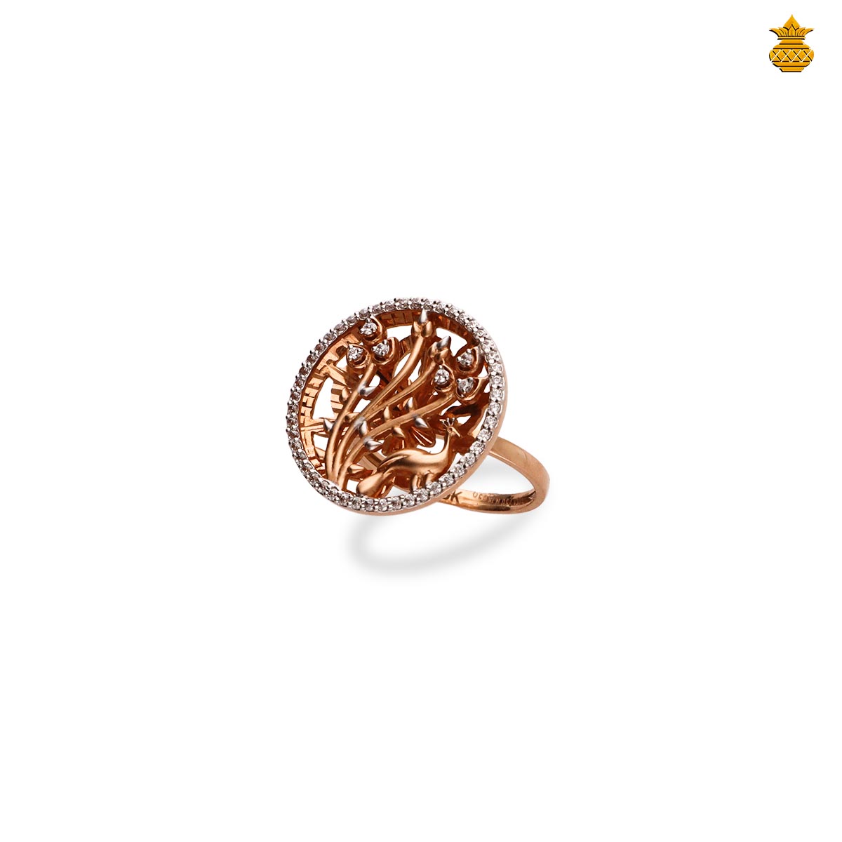 Exclusive Fancy 18K Rose Gold Ring