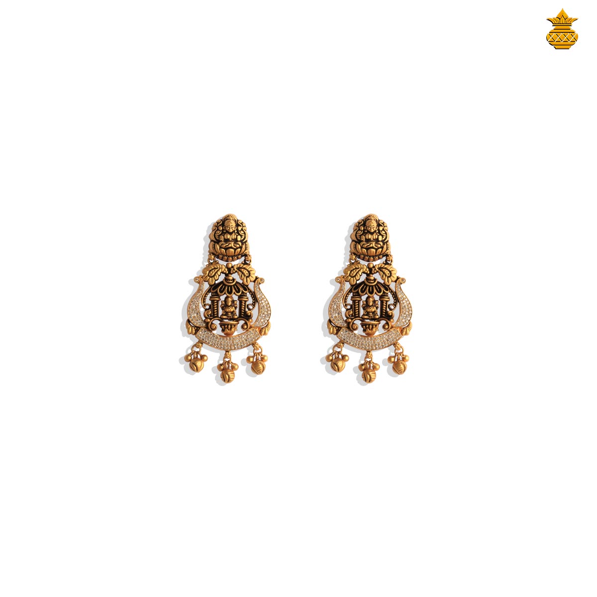 Antique Lakshmi Stud Drops