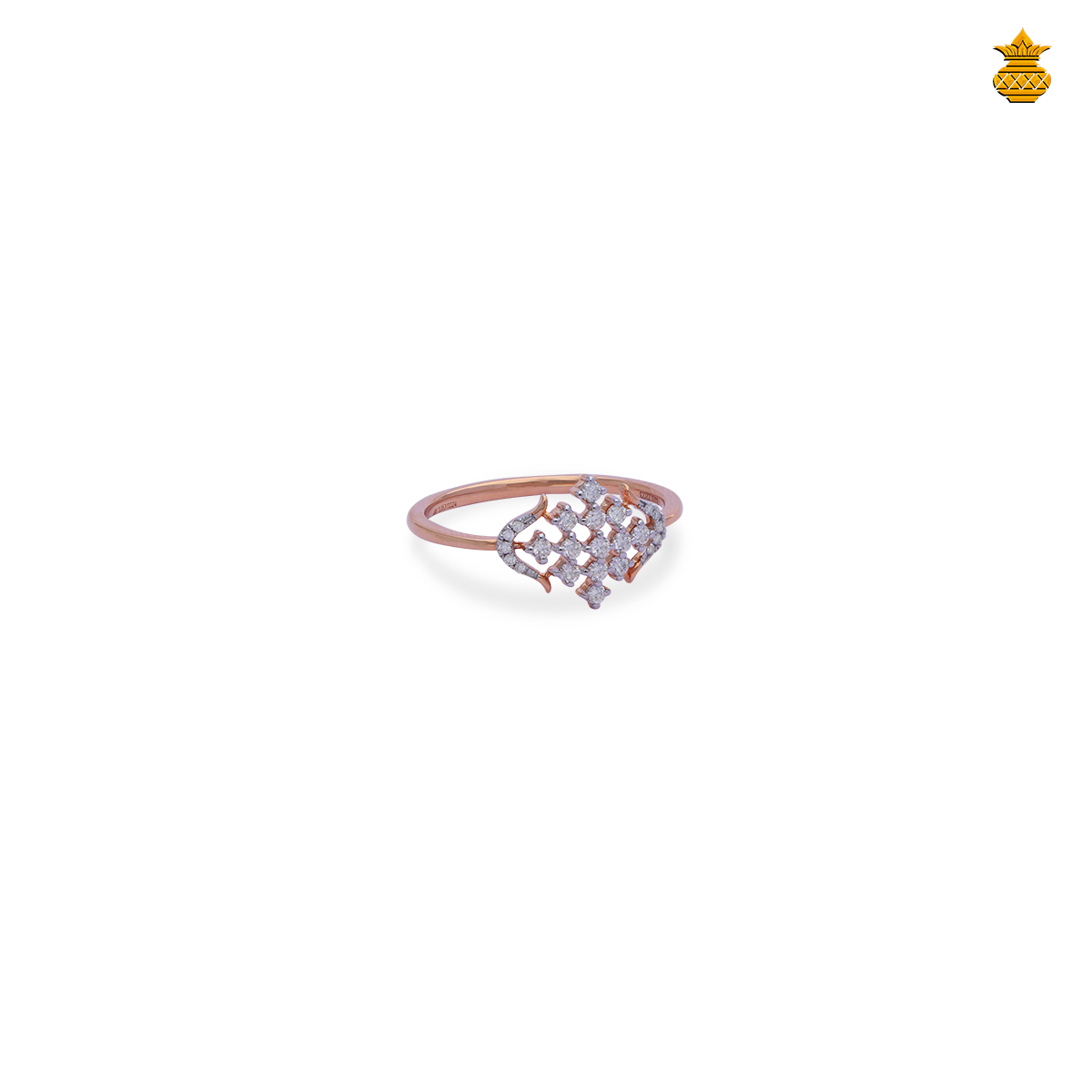 Precious Allure Diamond 18K Rose Gold Ring