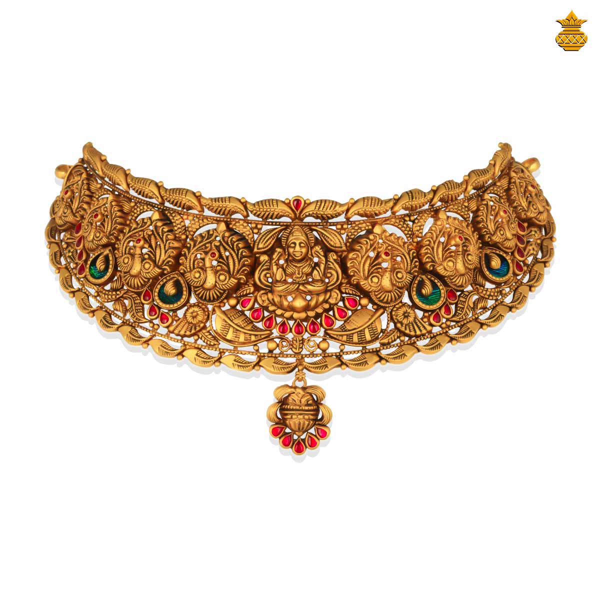 Exclusive  Lakshmi & Peacock Design Chocker